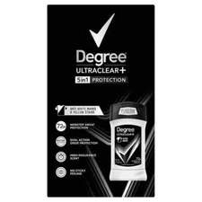 2 PACK - Degree UltraClear Antiperspirant Deodorant Black+White 72 Hour  2.7oz