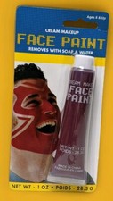AMSCAN BURGUNDY CREAM FACE PAINT 3 Packs/1 oz Each