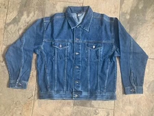 NEW XL Classic Denim Jean Trucker Jacket