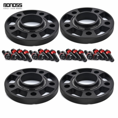 BONOSS 15mm & 20mm 4Pc Wheel Spacers Black Hubcentric for 2019+ Toyota
