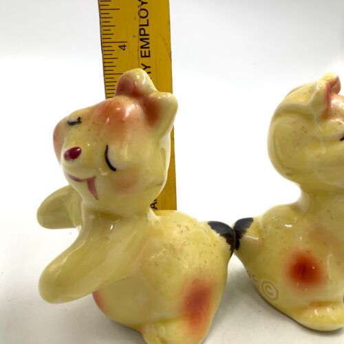 Van Tellingen Bunny Hugging Salt & Pepper Shakers Set Gift 1950s Vintage - Picture 6 of 6