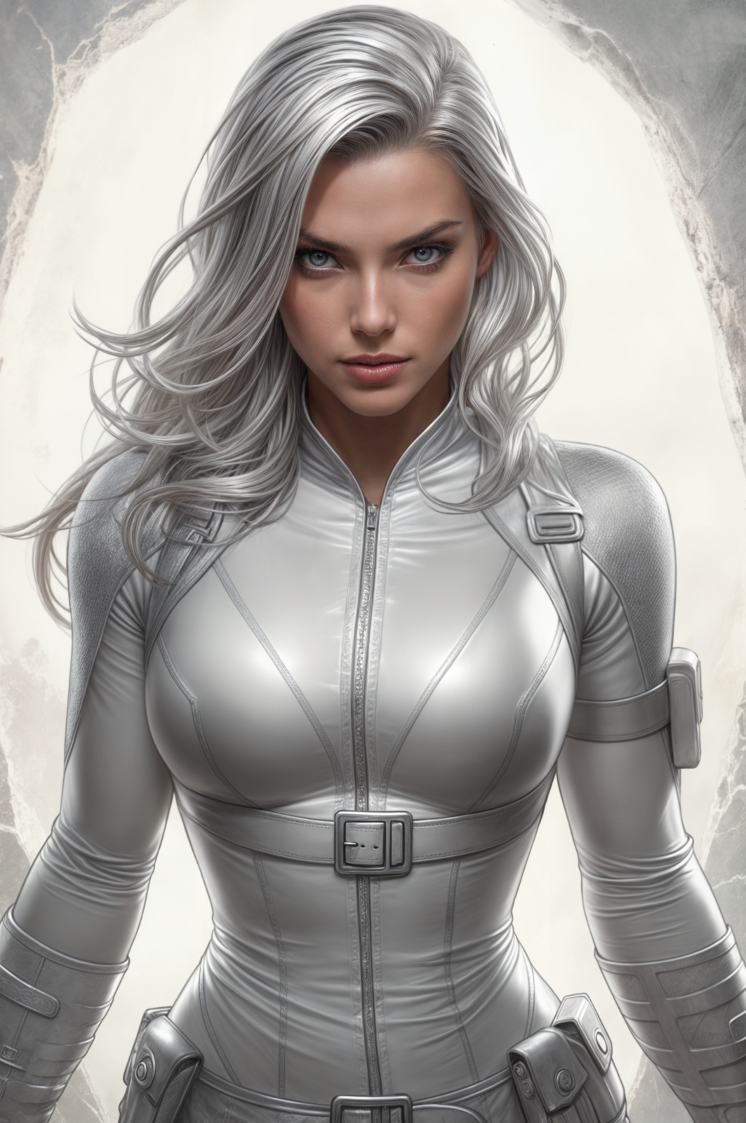 SILVER SABLE Fine Art Print 13x19 Limited Edition 1/30 Spider-Man Marvel