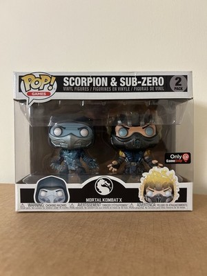 Scorpion & Sub-Zero 2 Pack Mortal Kombat X GameStop Exclusive Funko Pop Figur