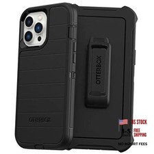 iPhone 13 Pro Max iPhone 12 Pro Max Defender Series Case - Rugged Black
