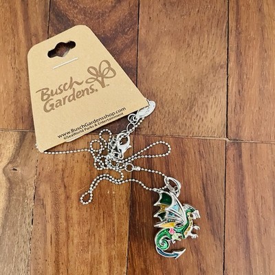 Adult Jewels Dragon Necklace Enamel Flying Gothic 16'' Festival Fantasy NEW