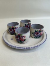 Poole Pottery Carter Stabler & Adams Plate & Egg Cups