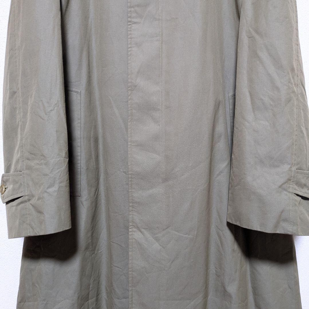 Burberrys Vintage 1983 Balmacaan Coat Made in England Iridescent Khaki Size M thumbnail 6