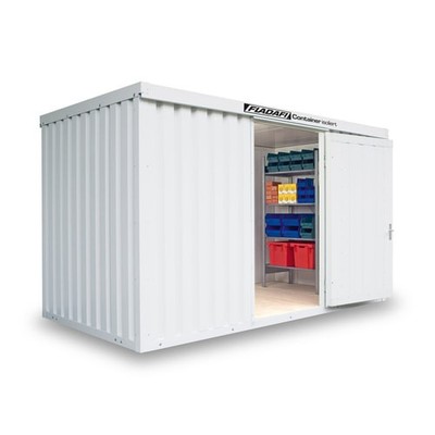 Isolierter Lagercontainer / 405 x 217 cm (BxT) / Einflügeltür lange Seite