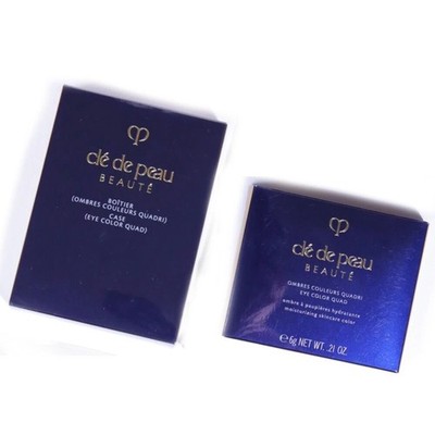 Cle de Peau Beaute Eye Color Quad Refill #3 Sundried Driftwood and Case New