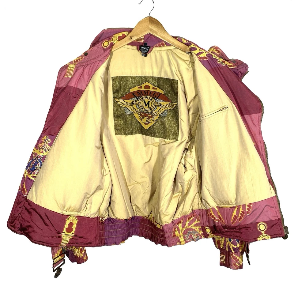 Veste Parka Ski Graphique All Over Print Vintage 80’s Emmegi (Made In Austria) - Photo 3/4