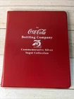 Vintage Coca-Cola Bottling Co 75th Commemorative Silver Ingot Storage Book EMPTY