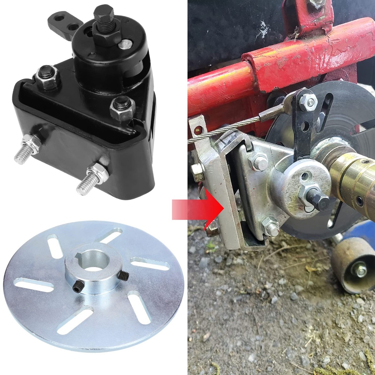 GREHUA Go Kart Brake Kit Compatible with Yerf-Dog Manco 9598 9597