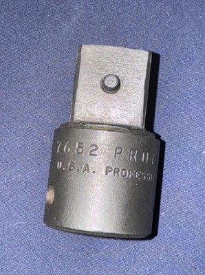 Proto Professional, #7652, 1/2'' Female X 3/4'' Male, Impact Adapter, Made In USA