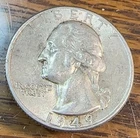 1949-D Washington Quarter Super Original AU/Unc. CHRC