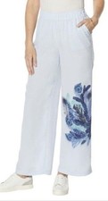 DG2 Diane Gilman Wide-Leg Soft Pant752-979 Chambray Medium