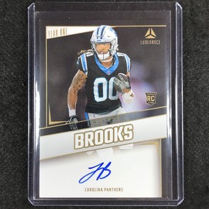 2024 Luminance Football JONATHON BROOKS Year One Rookie Auto #JBS