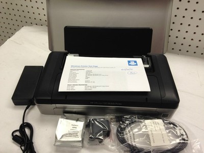 HP Officejet 100 Mobile Laptop Color Printer CN551a Working & Complete!