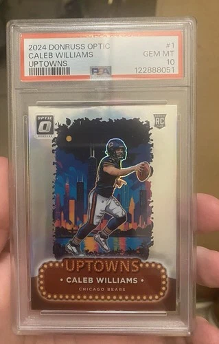 Rookie Caleb Williams Uptown PSA 10 With 4 Other Great Condition Rookie Cards