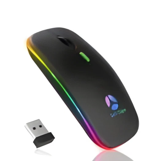Rechargeable RGB Mouse Wireless BT+2.4G Dual Mode | Silent | ZAIT TEAM - Image 4 of 4
