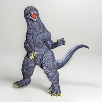 2004 Banpresto Large Godzilla Soft Vinyl Figure 10  Long Bandai Vintage Toho