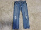 Men's LEVI 501 31x30 Blue Jeans Buttonfly Used — photo 1