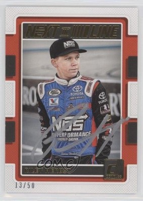 2019 Panini Donruss NASCAR Recollection Collection NEXT 13/50 Riley Herbst pu3