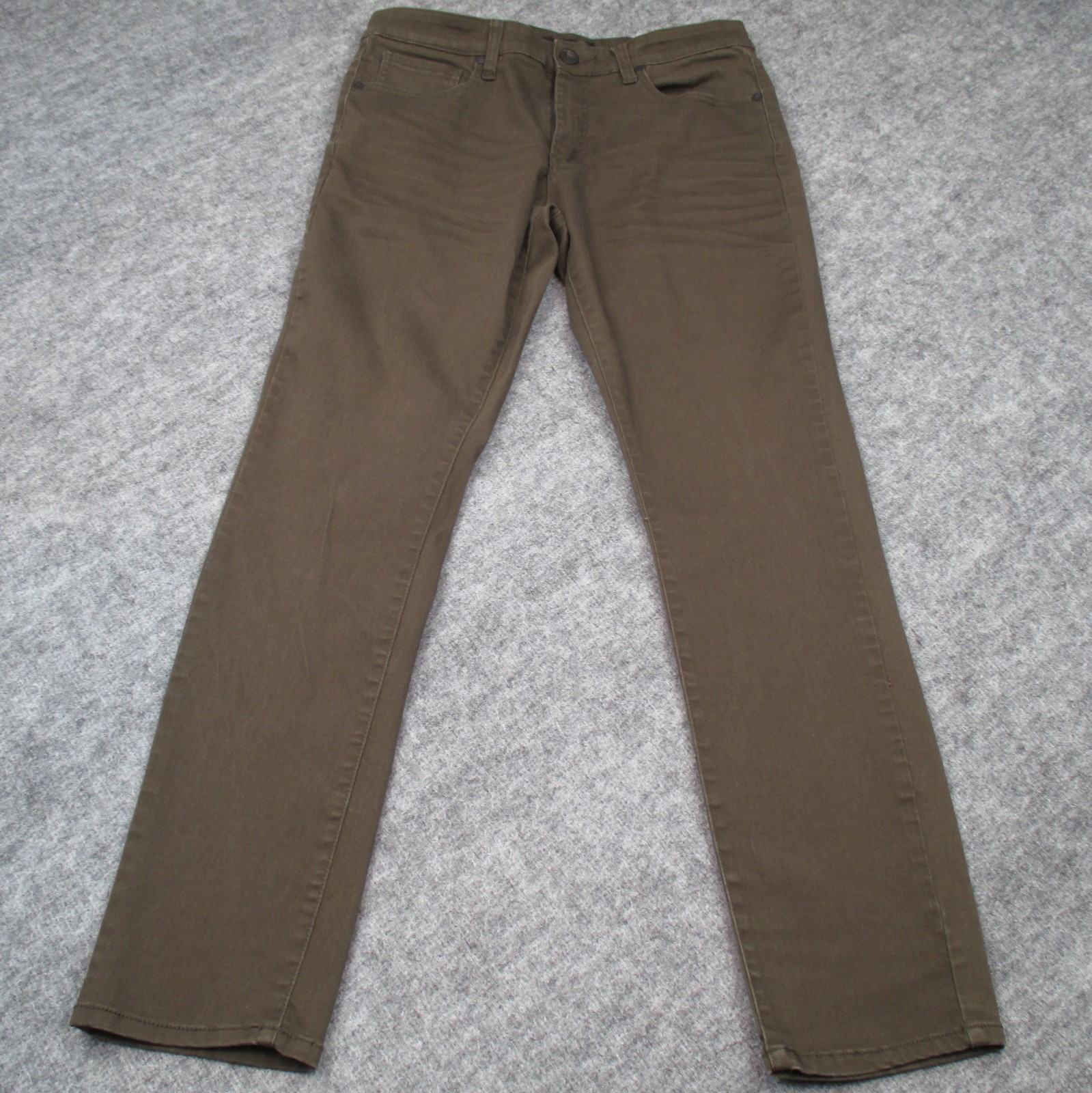 Fried-Denim Jeans Mens 32x32* Brown Slim Fit Stretch Casual Pants 5 Pocket Style