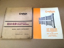 GARDNER DIESEL ENGINES 6LX & 6LXB  FACTORY SPARE PARTS CATALOGUE plus Brochure
