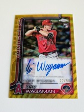 2025 Topps Chrome Update CRDA-EW ERIC WAGAMAN RC Auto Gold Wave Refractor /50