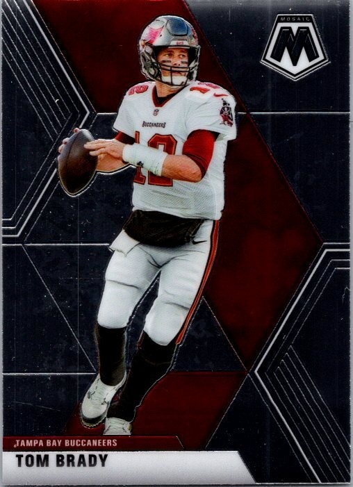 2020 TOM BRADY PANINI MOSAIC NFL #135 BASE CARD TAMPA BAY BUCCANEERS PATRIOTS