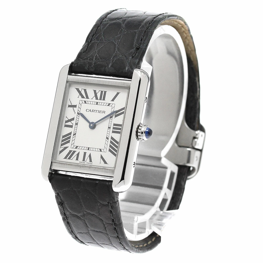 CARTIER W5200005 Tank Solo SM Quartz Ladies _950597 Authentic From Japan image 2