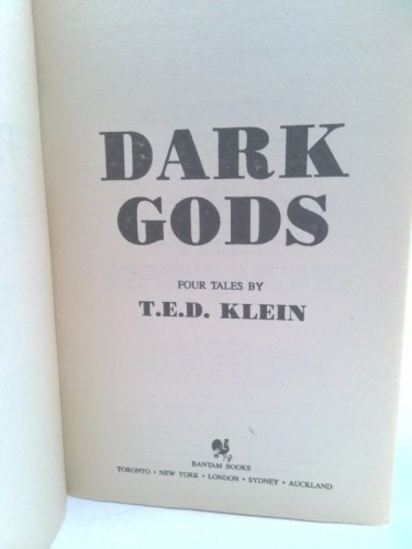 Dark Gods (1st THUS) von T.E.D. Klein - Bild 3 von 4
