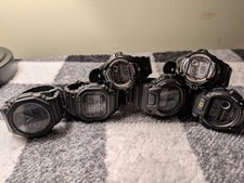 Casio G-Shock & Baby-G 6-Watch Lot - GA-2100, DW-5600, DW-6900, DW-9052, BG-169R