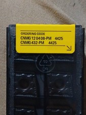 Qty. 10 Sandvik CNMG 12 04 08-PM, 4425 Carbide Turning Inserts. CNMG 432-PM 4425