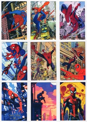 MARVEL SPIDER-MAN * COLLECTOONS - VOL. 1  * 9 CARD LOT *