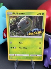 Pokemon TCG Bulbasaur SM198 Detective Pikachu Black Star Promo Holo EN 2019 on eBay
