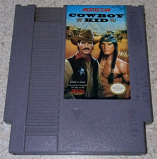 VTG RARE Cowboy Kid Nintendo NES Collector Cartridge Tested Authentic Cleaned
