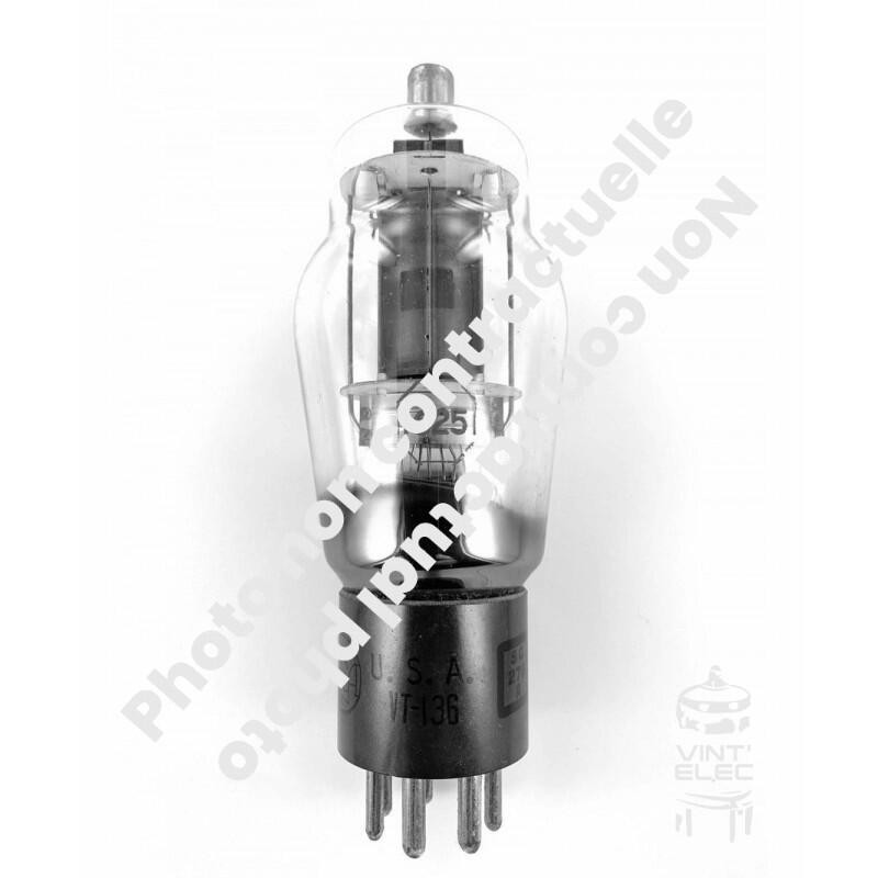Tube USA 1625 pour éliminer les distorsions audio sur amplis VT136 CV659