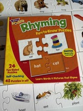 Rhyming Fun To Know Puzzles