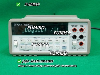 Used HP / Agilent 34401A Digital Multimeter 6½ Digit Tested Free Shipping*jo