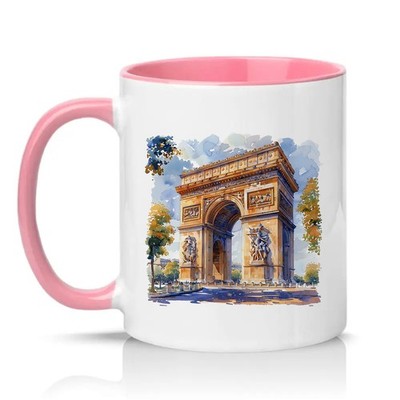 Arc de Triomphe Paris Unisex 11 Unzen Keramiktasse Reise Architektur Geschenk für Sie