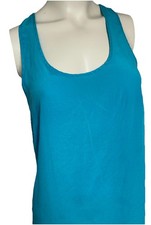 Forever Twenty One Teal Slip On Silk Dress