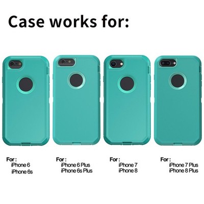 For iPhone 8 /iPhone 7 Plus/6S/6 Shockproof Rugged Heavy Duty