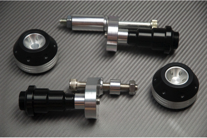Tampons de protection alu pour Triumph Tiger 800 de 2015 à 2019