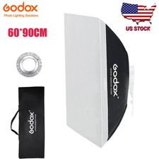 US Godox 60x90CM Rectangular Photography SoftBox Diffuser Modifier Bowens Mount