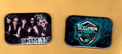 SCORPIONS   2  REFRIGERATOR MAGNET  2'' X 3''  WITH ROUNDED CORNER