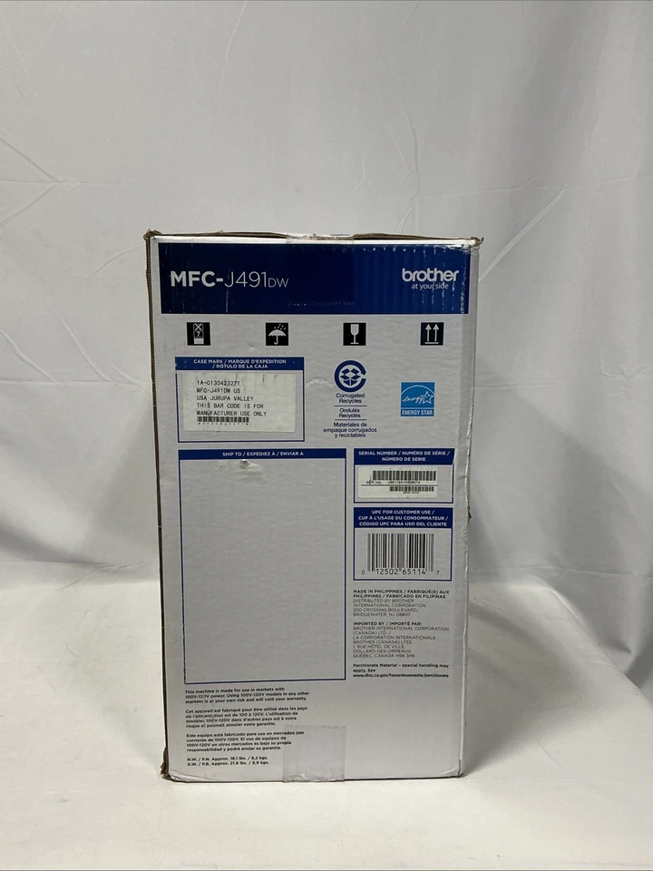 Brother Work Smart MFC-J491DW All-In-One Inkjet Printer - Image 2 of 4