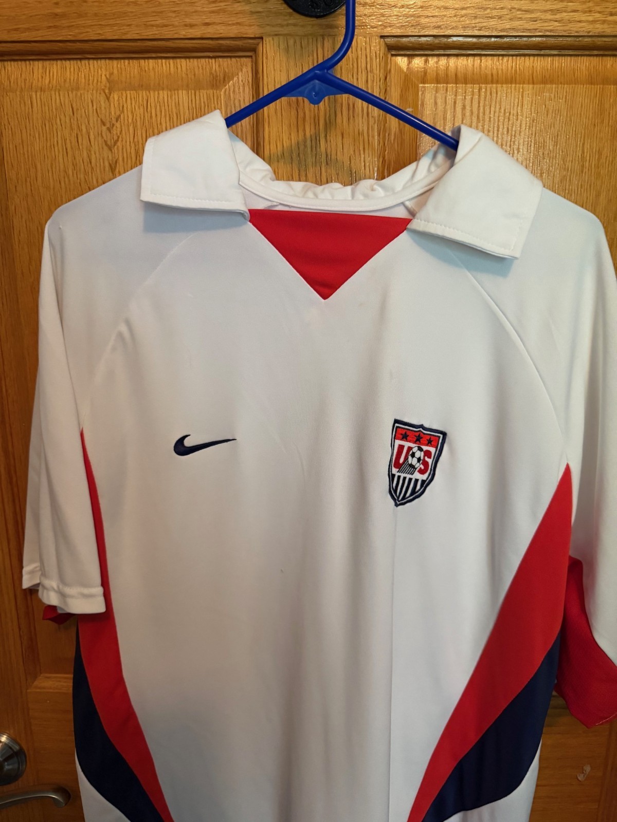 Team Usa Vintage Soccer Jersey - Nike - 2002 World Cup - XL