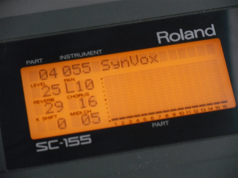 Roland Sound Canvas SC-155 Sound Module Expander Desktop version mit Fadern! - Bild 2 von 4