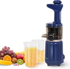 Compact and Portable Cold Press Juicer Machine 1.77 Inch Feed Chute Masticating
